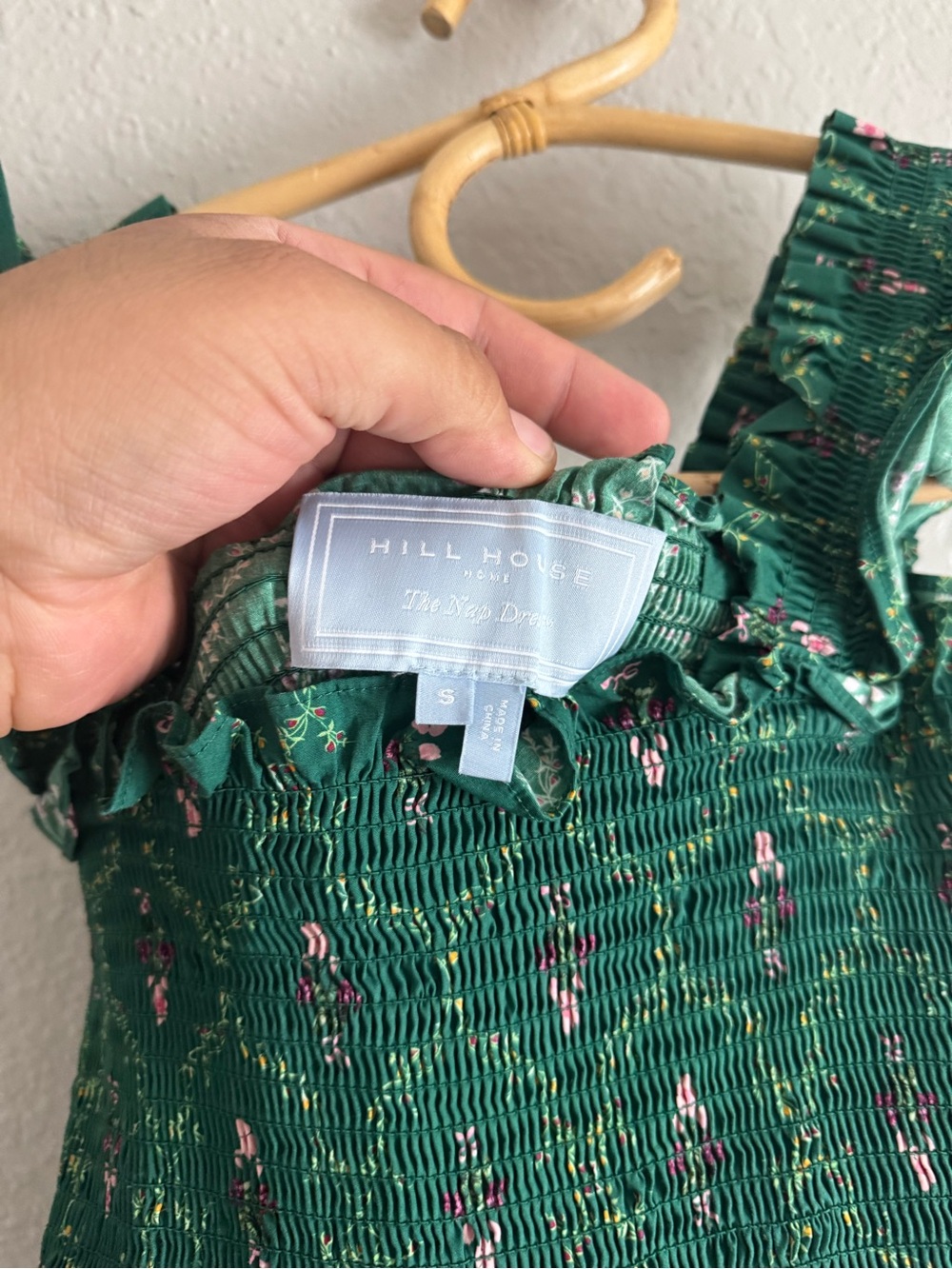 Hill House Floral Green The Ellie Nap Dress - Picture 2 of 3